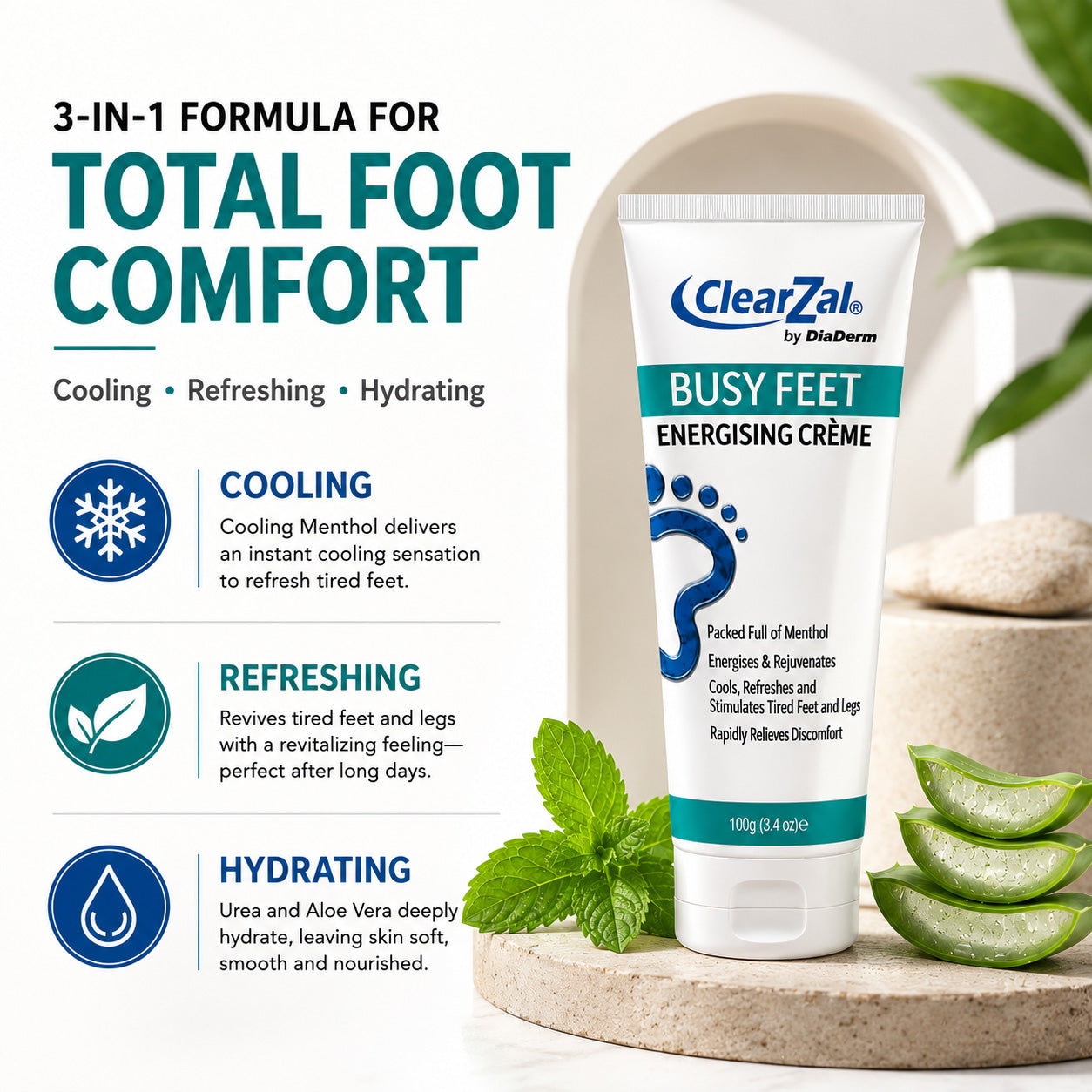 ClearZal® Busy Feet