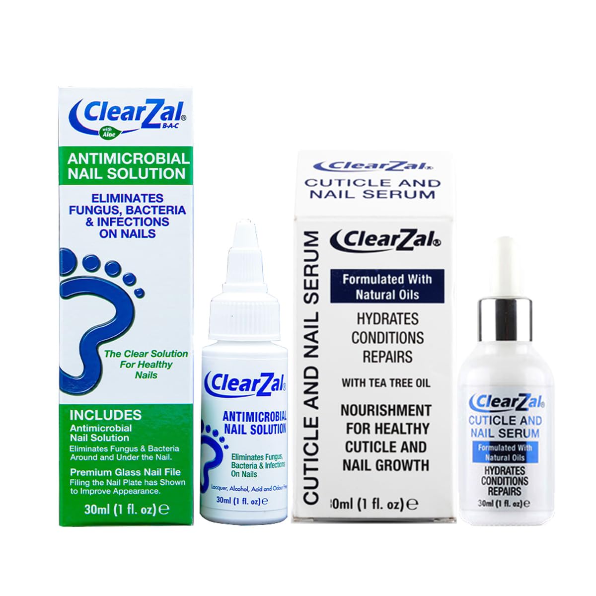 ClearZal® Nail BAC DUO Complete Nail Care System