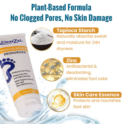 ClearZal® Lotion to Powder Deodoriser