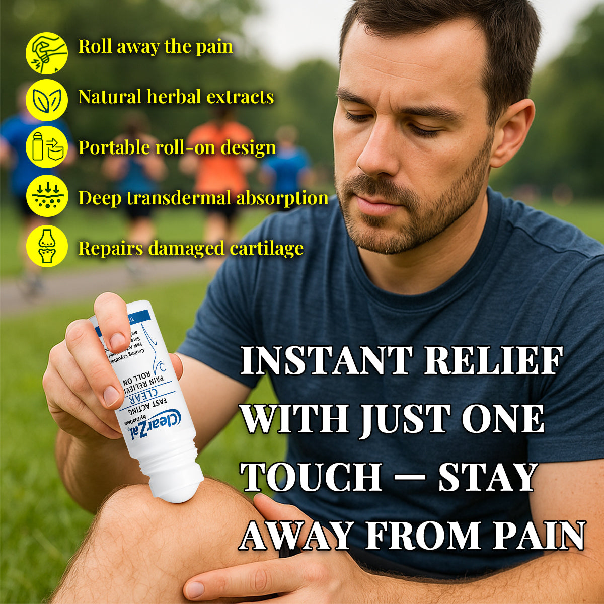 ClearZal® Pain  Gel Roll On