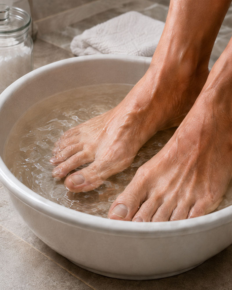Soaking with Medicated Salt